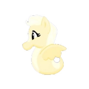 Glowing Yellow Seapony